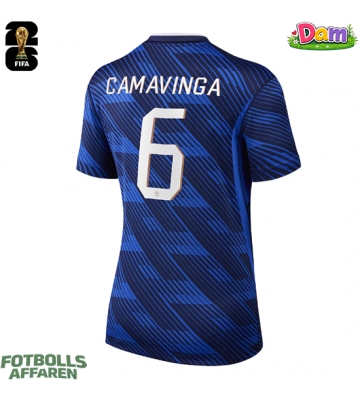 Frankrike Eduardo Camavinga #6 Hemmatröja Kvinnor VM 2026 Kortärmad